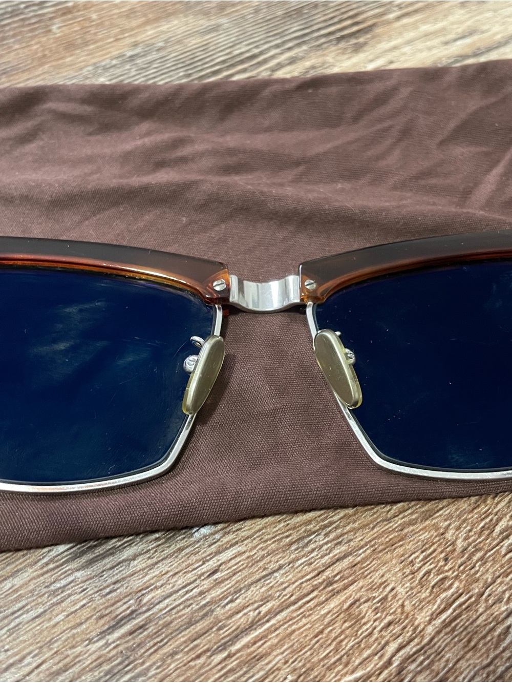 CELINE CL40054U Mineral Havana Tortoise Shape Cat Eye Half Rim Sunglasses - Picture 12 of 14